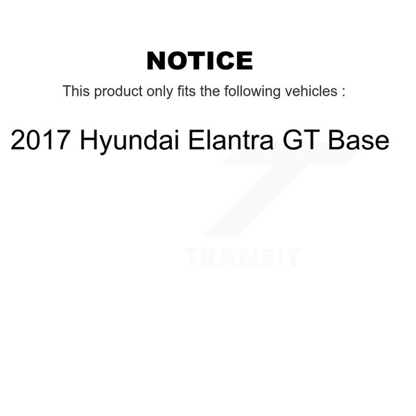 Front Bearing Lower Control Arm With Ball Joint Link Kit For 2017 Hyundai Elantra GT Base